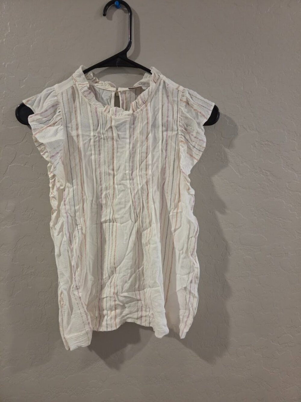 Loft Women's Shirt Cap Sleeve S